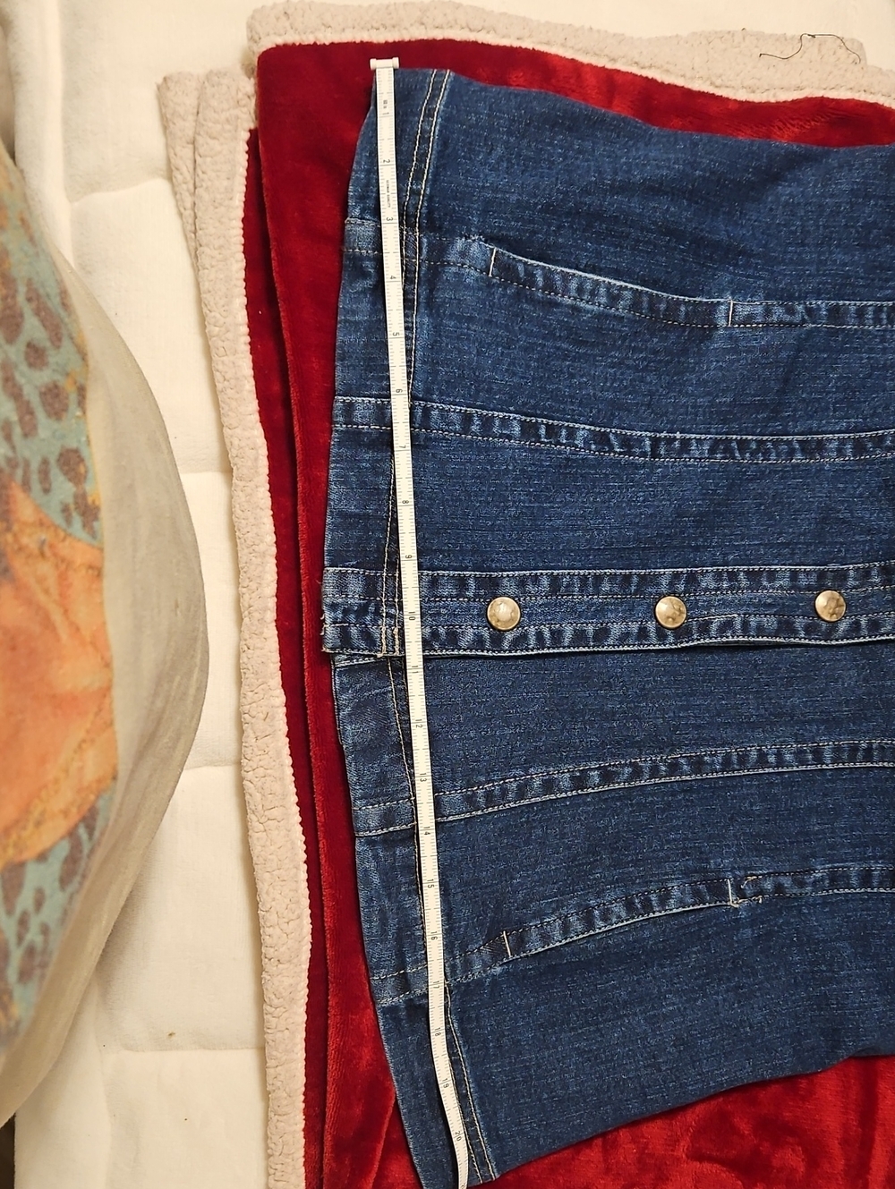 Live a Little Dark Blue Denim Jean Jacket - Picture 4 of 5